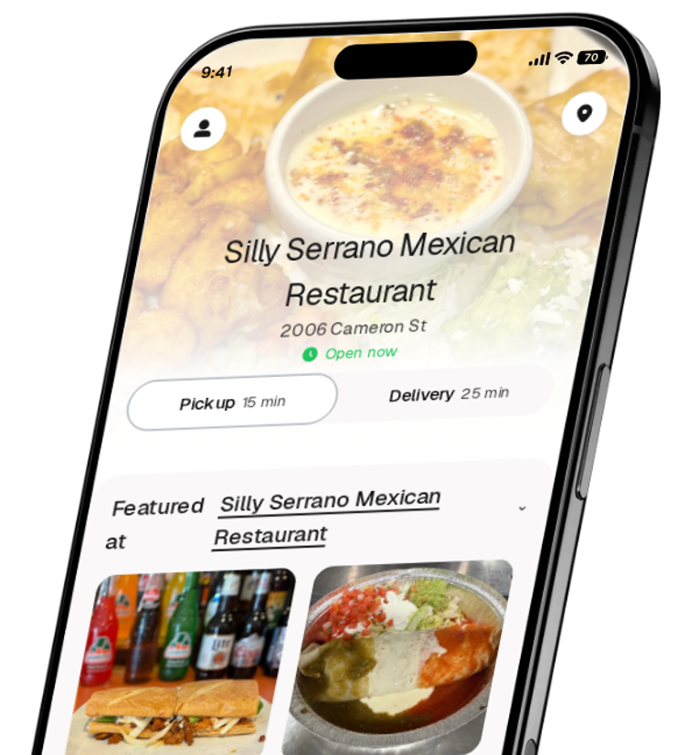 Silly Serrano Mexican Restaurant app preview